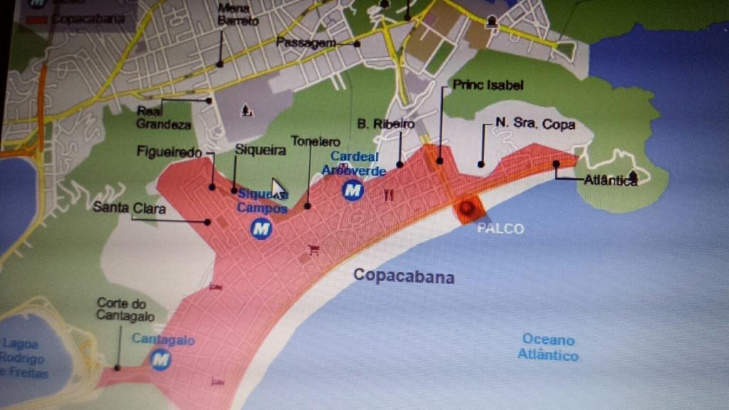 Apartamento De Ferias Copacabana Rio De Janeiro Rom bilde